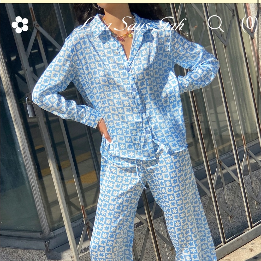 Lisa says gah Bailey pajama set blue